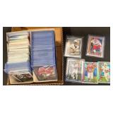 Football Trading Cards in Sleeves