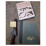 Lever-Action Toy Gun with Two Historical Books