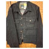 FLD Denim Jacket with Embroidered Back