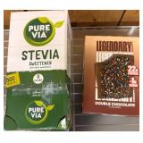 Legendary Foods Bar and Pure Via Stevia Lot
