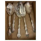 Silver-Plated Serving Utensils, 5-Piece Set