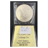 1971 Bahamian Silver $2 Coin, Elizabeth II