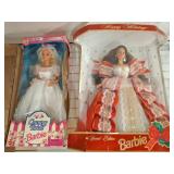 1994 Walmart Country Bride and 1997 Holiday Barbie