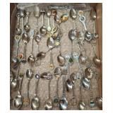 Souvenir Spoons With Enameled Designs