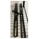 Black Adjustable Seat Brackets