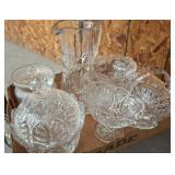 Pressed Glass Tableware Pieces