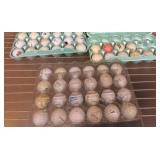 Golf Balls in Carton Storage