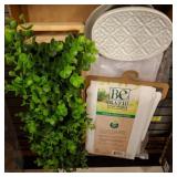 Bath Essentials and Faux Greenery Set