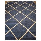 Safavieh Hudson Shag Area Rug, Blue and Ivory