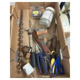 Tools and Hardware in Box Lot