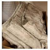 Blackout Curtains in Neutral Tone Fabric