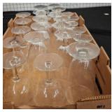 Etched Glass Stemware Assortment