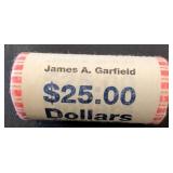 Roll of $1 James A. Garfield Coins