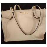 Michael Kors Cream Leather Tote Bag