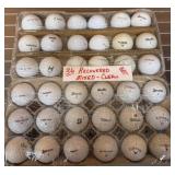 36 Mixed Brand Recovered Golf Balls