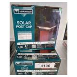 Veranda Solar Post Caps in Original Packaging