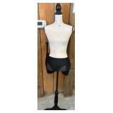Adjustable 63ï¿½ Mannequin with Fabric Torso