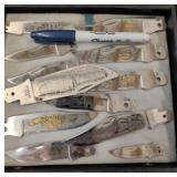 Decorative Knife Blades in Case