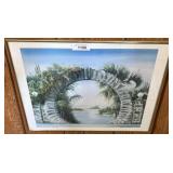 Framed Print ï¿½Bermuda Moongateï¿½ by Jane E. Thompso