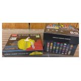 Acrylic Marker Sets, 48 and 80 Colors