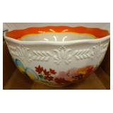 Pioneer Woman Scalloped Floral Bowl Set
