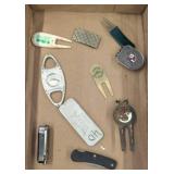 Box Lot of Miscellaneous Golf Tools and Accessorie