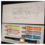 Invicta Watch Set with Interchangeable Straps