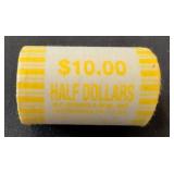 $10 Roll of Kennedy Half Dollars