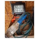 Husky Work Light and Handheld Corded Lamp