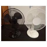 Black and White Table Fans