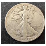 1941 Walking Liberty Half Dollar Coin