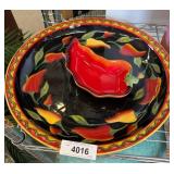 Clay Art Santiago Ceramic Serving Set