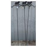 Three Wrought Iron Shepherd Hooks r1 right