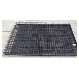 Stacked Black Metal Wire Panels, 32x48 r2 right