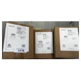 Satco Nuvo Flush Dome Light Fixtures (3 Items)