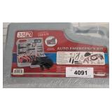 35-Piece Auto Emergency Kit in Case