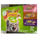 Purina Friskies Pate Wet Cat Food, 12-Can Variety
