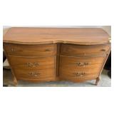 Wooden Dresser with Six Drawers
