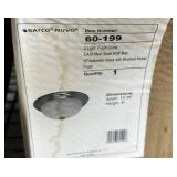 Satco Nuvo 3-Light Flush Dome Fixture