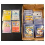 Pokemon Trading Cards in Sleeves
