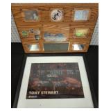 Star trek Plaque and Framed NASCAR Print