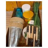 Crafting Lot with Candles, Tools, and Supplies