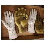 Palmistry Hand Figurines
