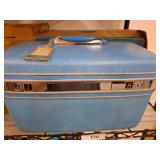 Samsonite Silhouette Blue Train Case