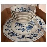 Blue Danube Plate and Bowl Set