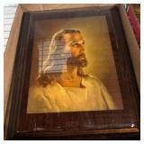 Framed Religious Artwork Featuring Jesus Christ