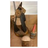 Three Resin Gnome Figurines