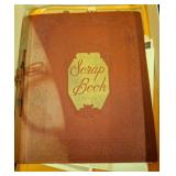 Vintage Scrapbook With Sports Memorabilia