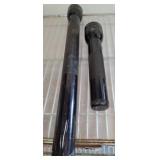 Two Black Mag-Lite Flashlights