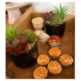 Ceramic Planters and Miniature Dishes